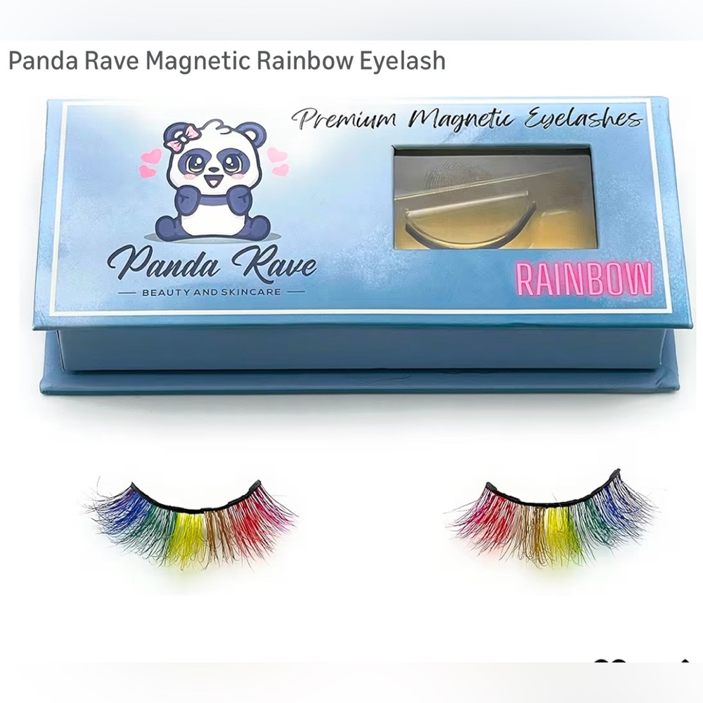 ⭐️NEW⭐️ Magnetic Rainbow Eyelashes by Panda Rave